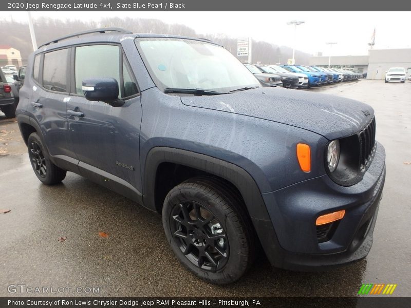 Slate Blue Pearl / Black 2020 Jeep Renegade Latitude 4x4
