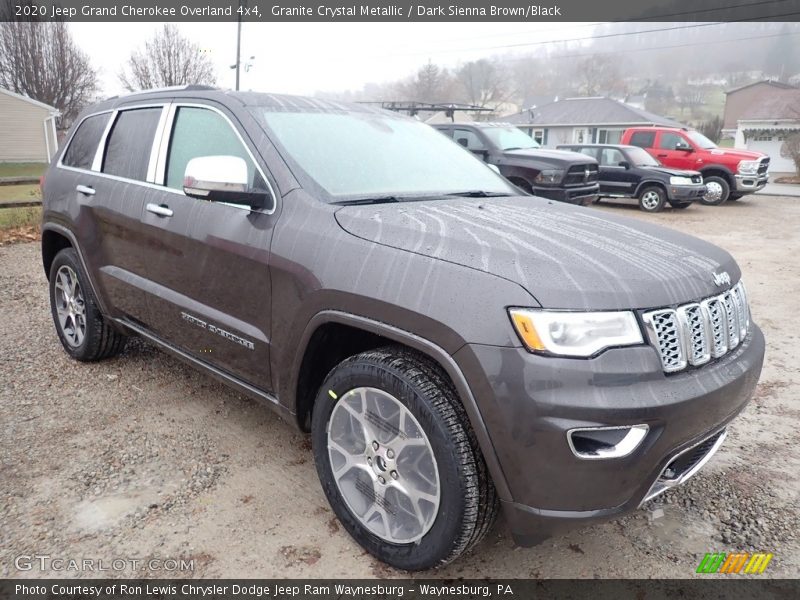 Granite Crystal Metallic / Dark Sienna Brown/Black 2020 Jeep Grand Cherokee Overland 4x4