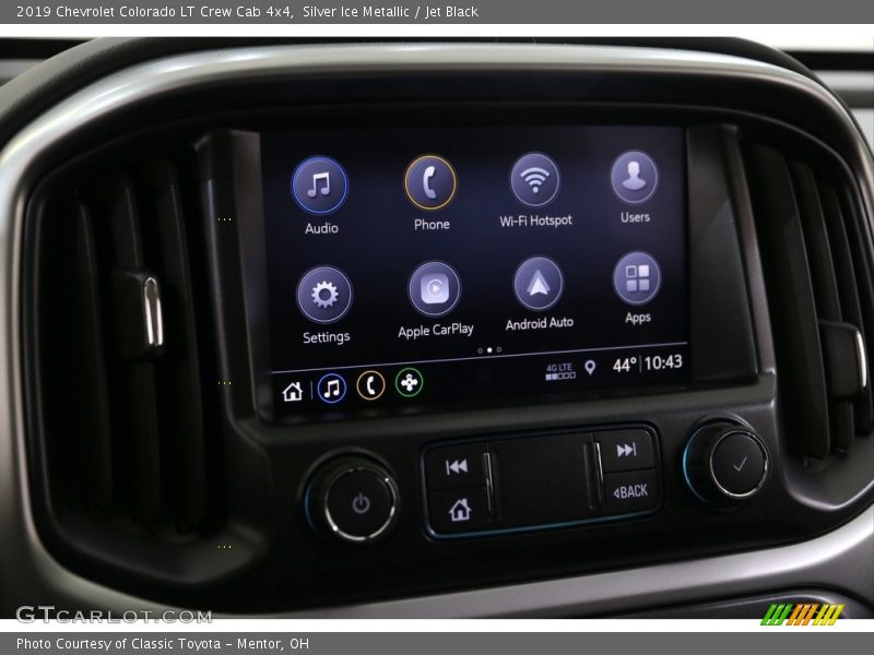 Silver Ice Metallic / Jet Black 2019 Chevrolet Colorado LT Crew Cab 4x4