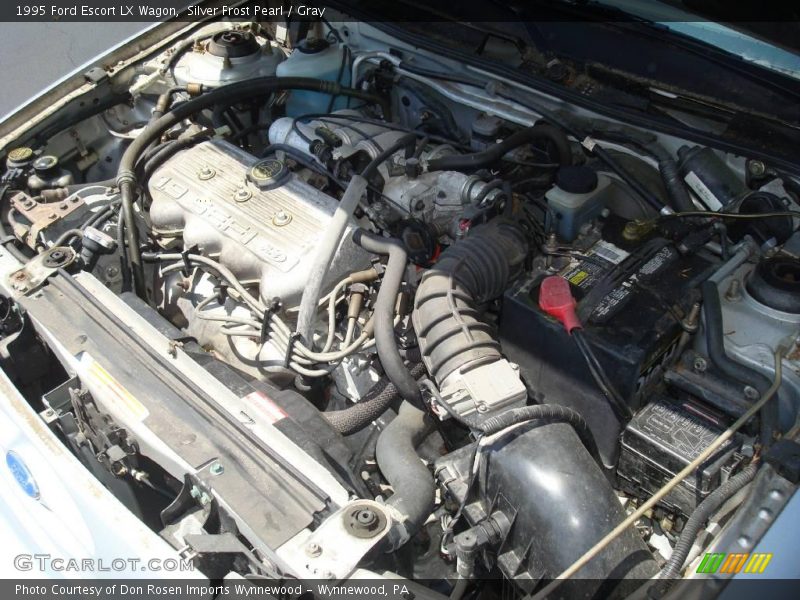 Silver Frost Pearl / Gray 1995 Ford Escort LX Wagon