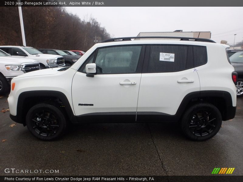 Alpine White / Black 2020 Jeep Renegade Latitude 4x4