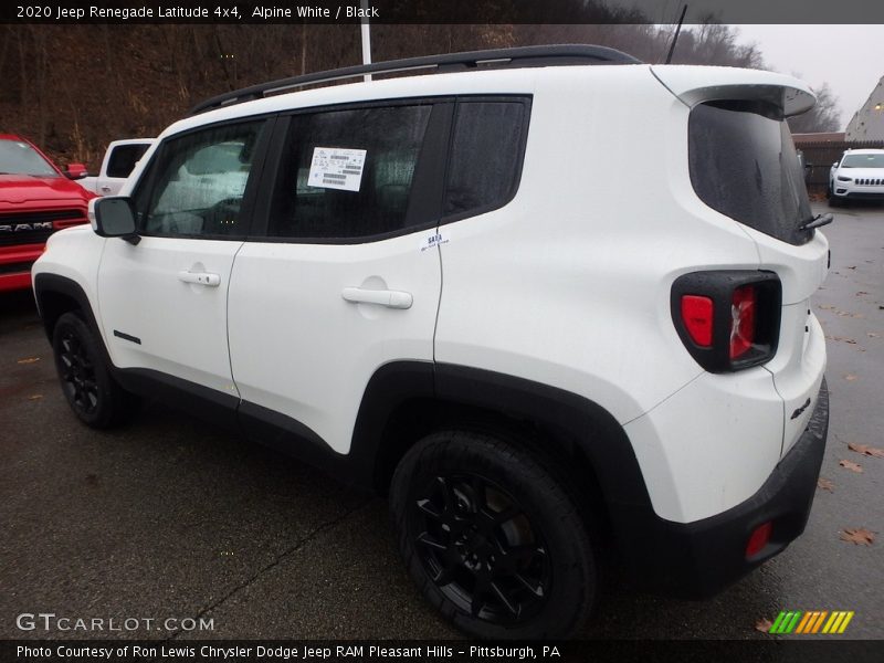 Alpine White / Black 2020 Jeep Renegade Latitude 4x4