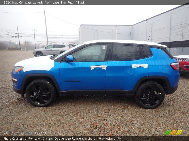 Laser Blue Pearl / Black 2020 Jeep Compass Latitude 4x4