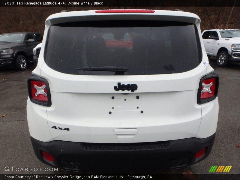 Alpine White / Black 2020 Jeep Renegade Latitude 4x4