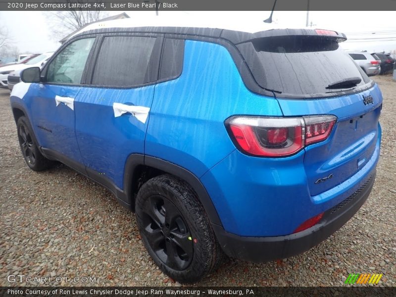 Laser Blue Pearl / Black 2020 Jeep Compass Latitude 4x4