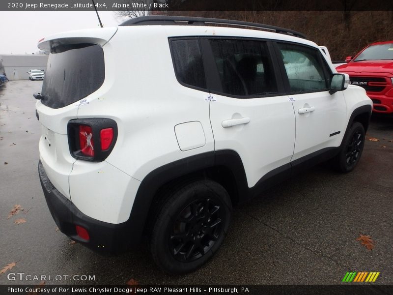 Alpine White / Black 2020 Jeep Renegade Latitude 4x4