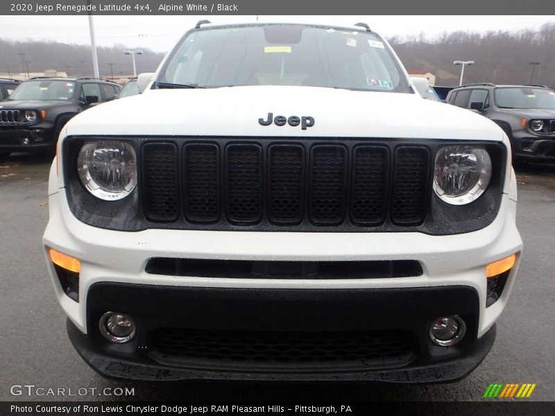 Alpine White / Black 2020 Jeep Renegade Latitude 4x4