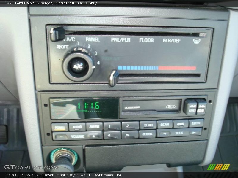 Silver Frost Pearl / Gray 1995 Ford Escort LX Wagon