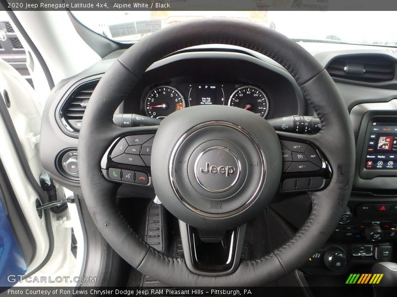 Alpine White / Black 2020 Jeep Renegade Latitude 4x4