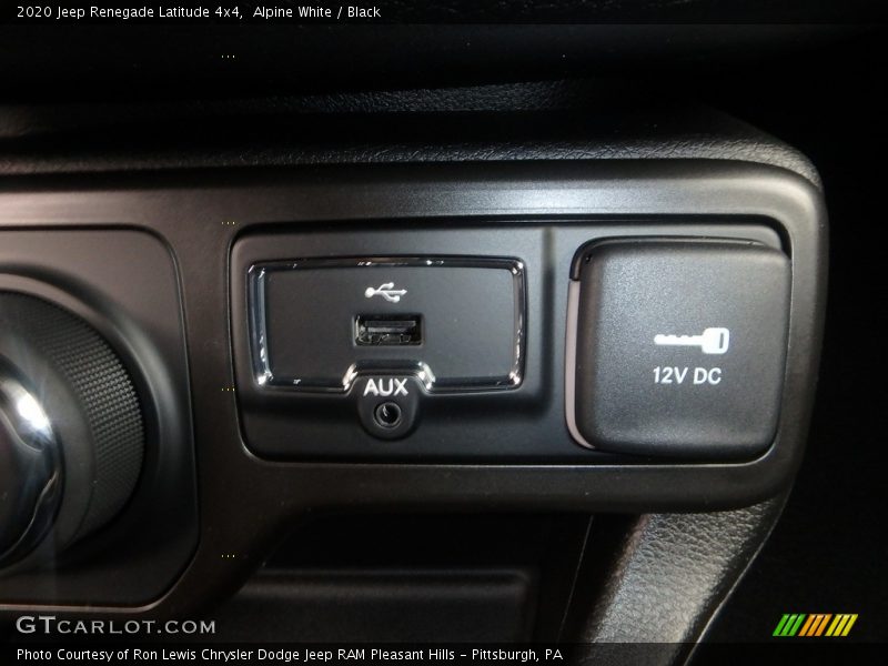 Alpine White / Black 2020 Jeep Renegade Latitude 4x4