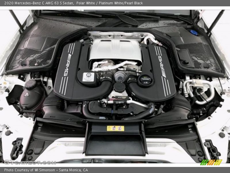  2020 C AMG 63 S Sedan Engine - 4.0 Liter AMG biturbo DOHC 32-Valve VVT V8