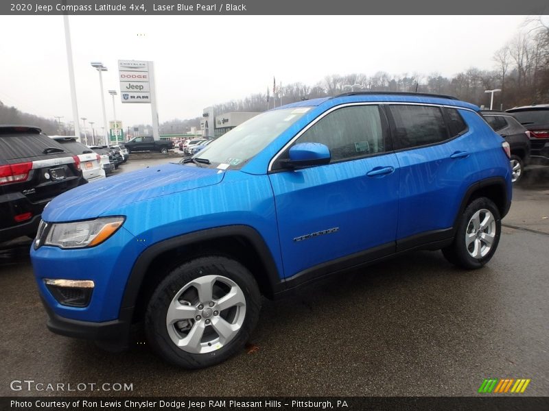 Laser Blue Pearl / Black 2020 Jeep Compass Latitude 4x4