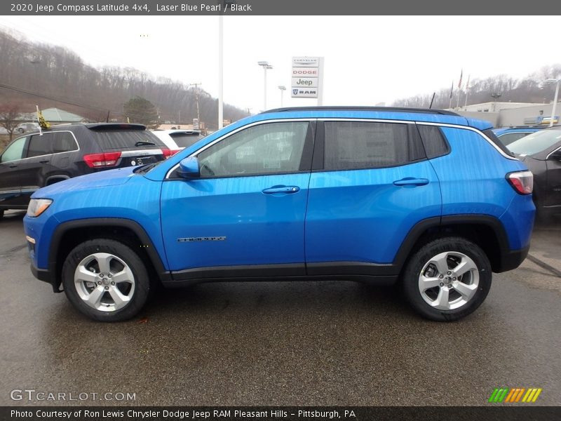 Laser Blue Pearl / Black 2020 Jeep Compass Latitude 4x4