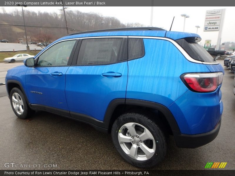 Laser Blue Pearl / Black 2020 Jeep Compass Latitude 4x4