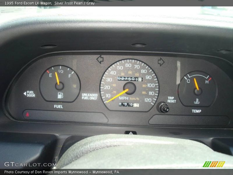 Silver Frost Pearl / Gray 1995 Ford Escort LX Wagon