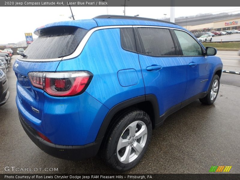 Laser Blue Pearl / Black 2020 Jeep Compass Latitude 4x4