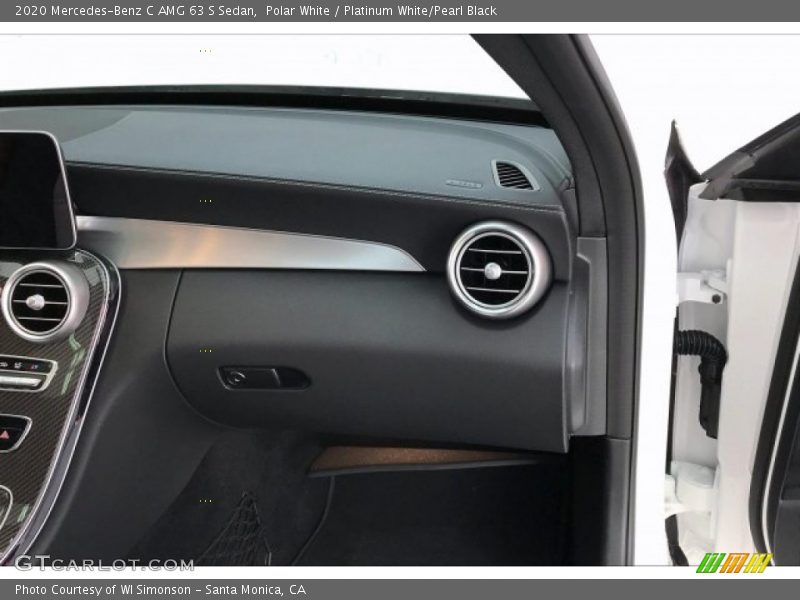 Polar White / Platinum White/Pearl Black 2020 Mercedes-Benz C AMG 63 S Sedan