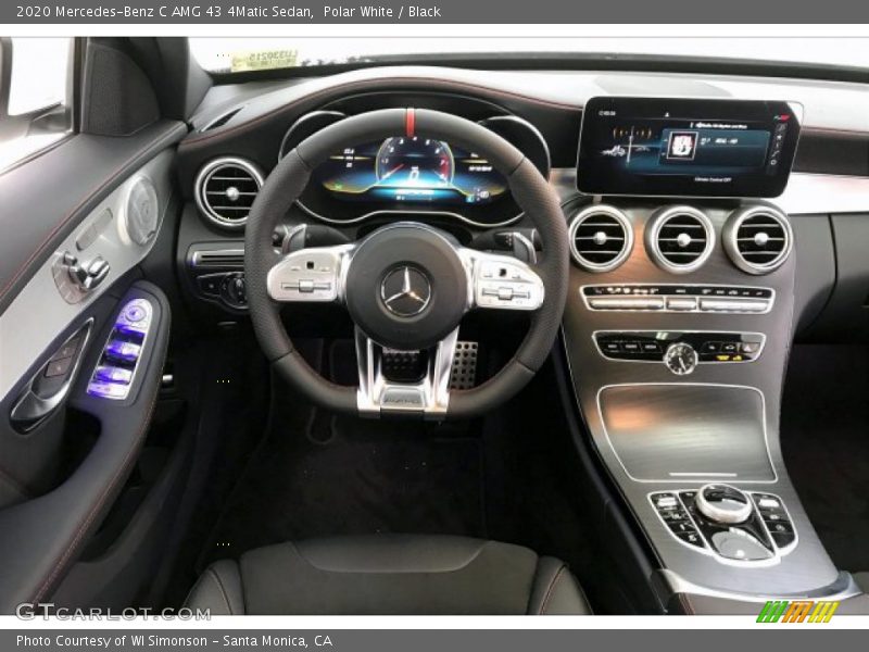 Polar White / Black 2020 Mercedes-Benz C AMG 43 4Matic Sedan