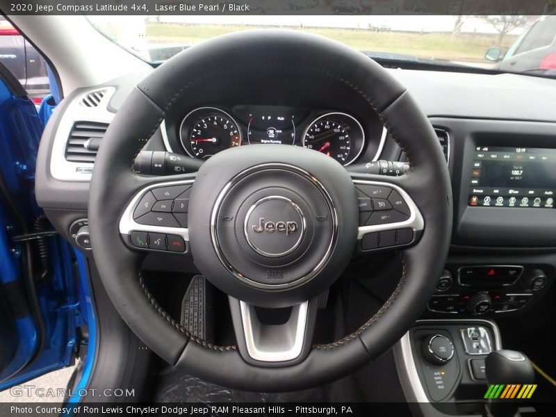 Laser Blue Pearl / Black 2020 Jeep Compass Latitude 4x4