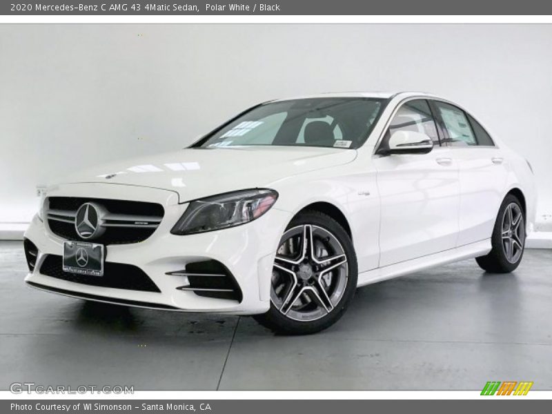 Front 3/4 View of 2020 C AMG 43 4Matic Sedan