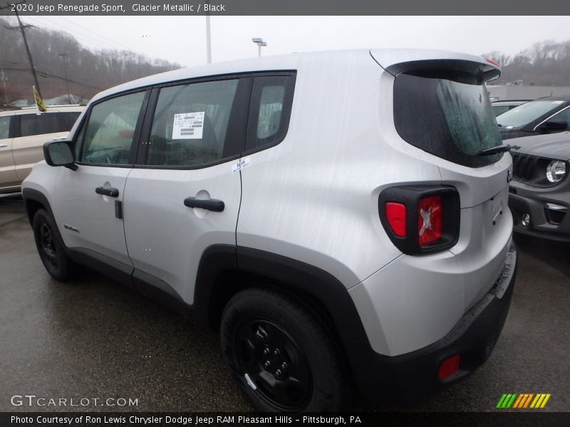 Glacier Metallic / Black 2020 Jeep Renegade Sport