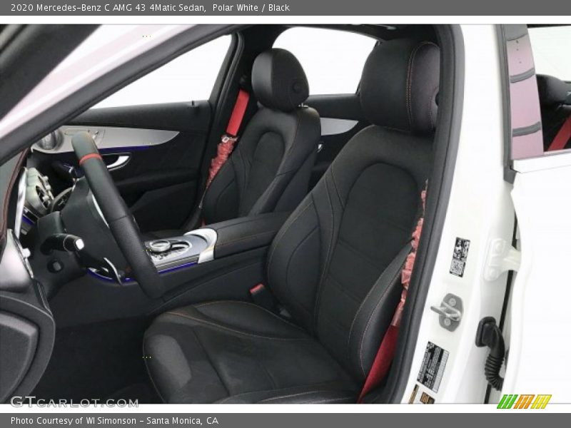 Front Seat of 2020 C AMG 43 4Matic Sedan