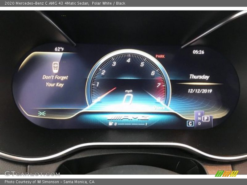  2020 C AMG 43 4Matic Sedan AMG 43 4Matic Sedan Gauges