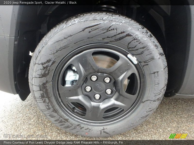 Glacier Metallic / Black 2020 Jeep Renegade Sport