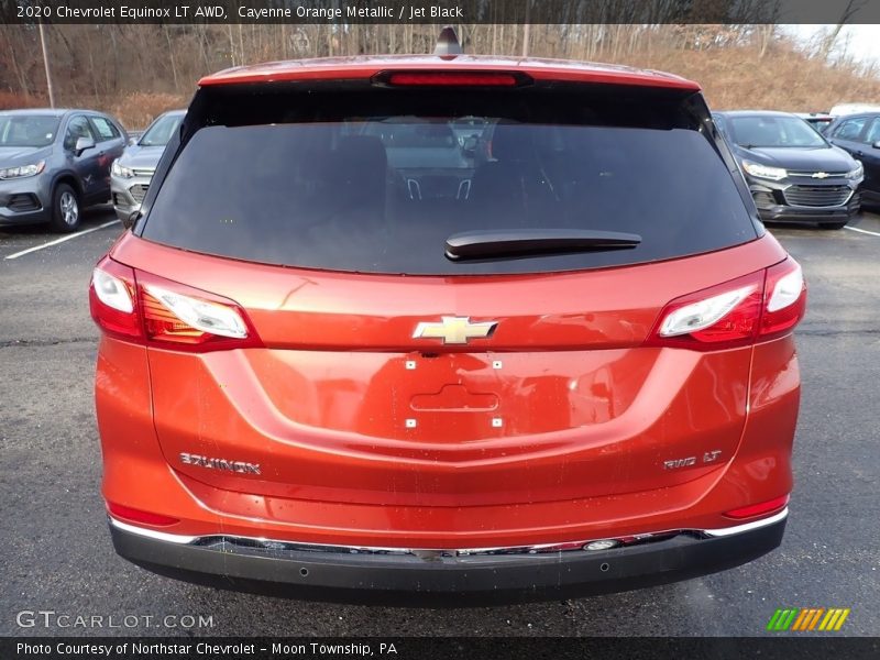 Cayenne Orange Metallic / Jet Black 2020 Chevrolet Equinox LT AWD