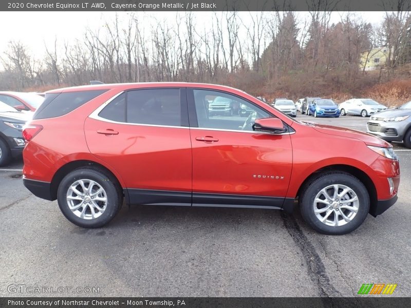 Cayenne Orange Metallic / Jet Black 2020 Chevrolet Equinox LT AWD