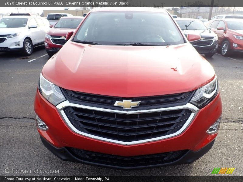 Cayenne Orange Metallic / Jet Black 2020 Chevrolet Equinox LT AWD