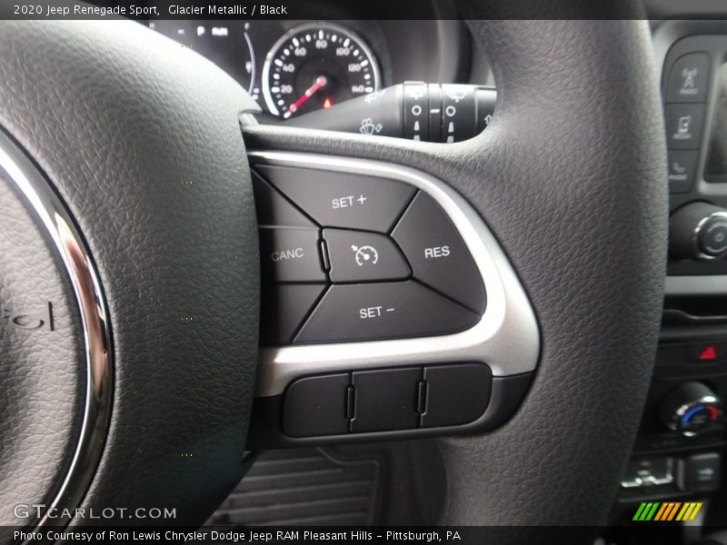 Glacier Metallic / Black 2020 Jeep Renegade Sport