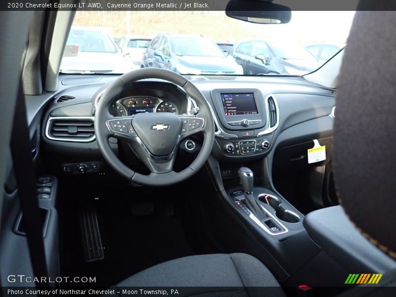 Cayenne Orange Metallic / Jet Black 2020 Chevrolet Equinox LT AWD