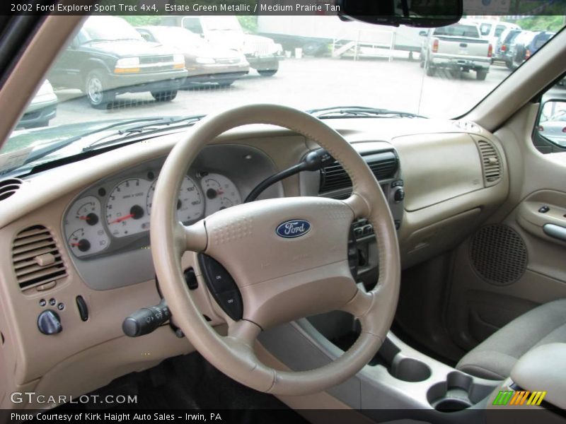 Estate Green Metallic / Medium Prairie Tan 2002 Ford Explorer Sport Trac 4x4