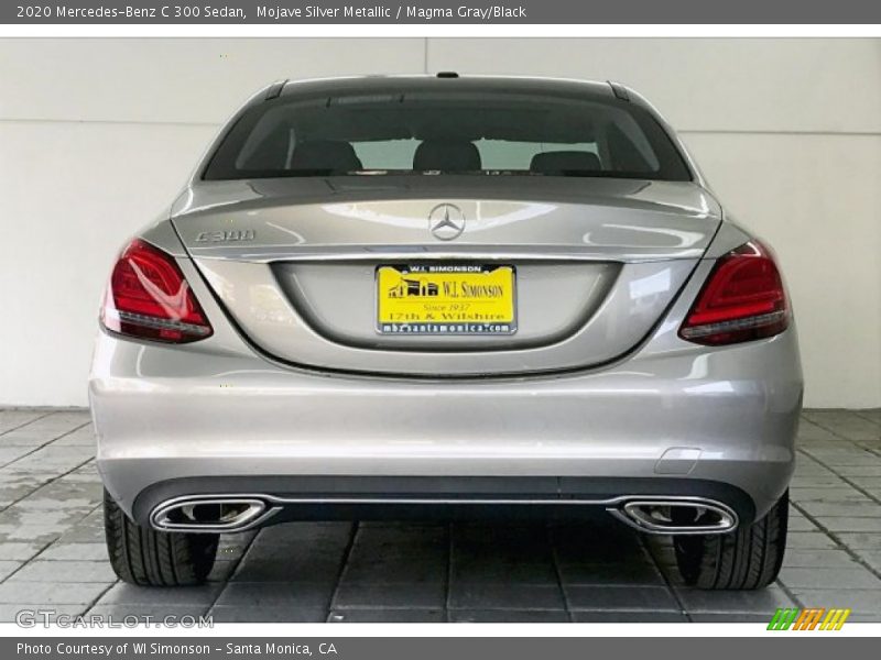 Mojave Silver Metallic / Magma Gray/Black 2020 Mercedes-Benz C 300 Sedan