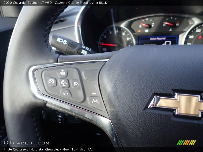 Cayenne Orange Metallic / Jet Black 2020 Chevrolet Equinox LT AWD