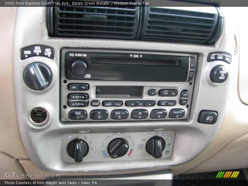 Estate Green Metallic / Medium Prairie Tan 2002 Ford Explorer Sport Trac 4x4