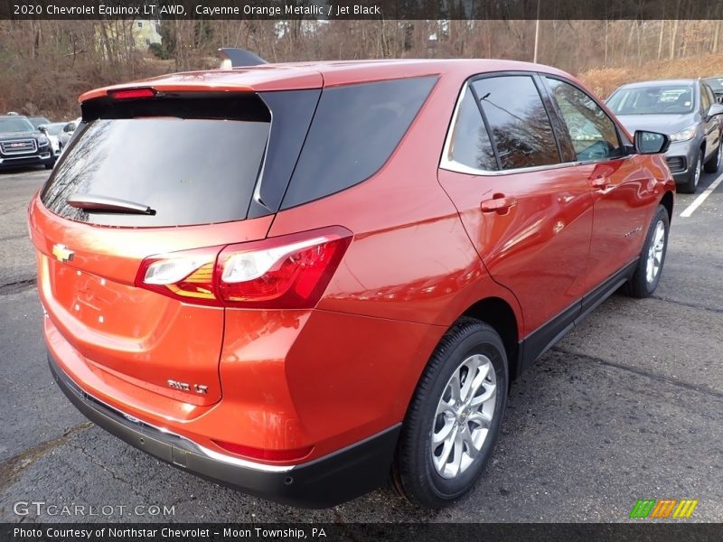 Cayenne Orange Metallic / Jet Black 2020 Chevrolet Equinox LT AWD