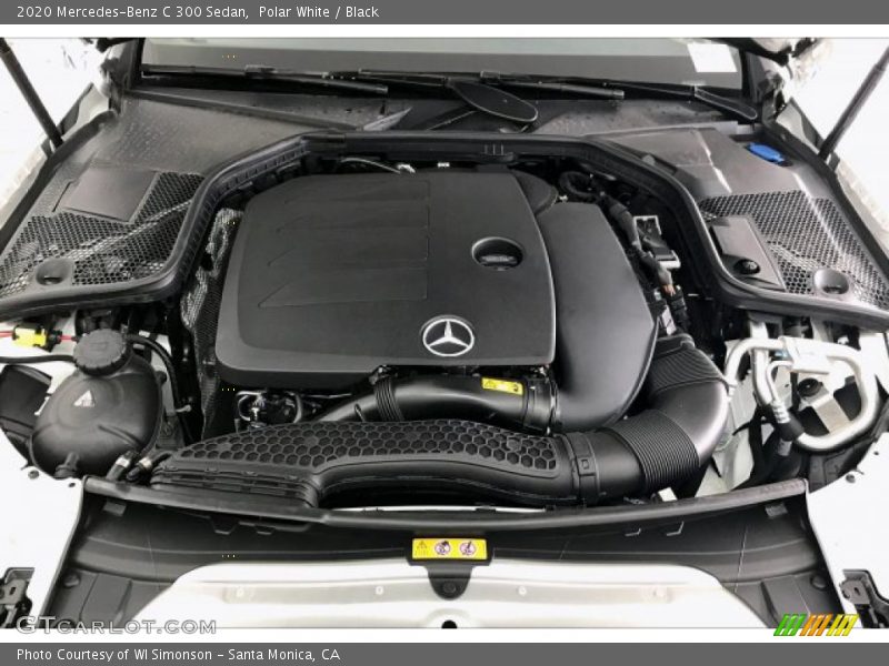 Polar White / Black 2020 Mercedes-Benz C 300 Sedan