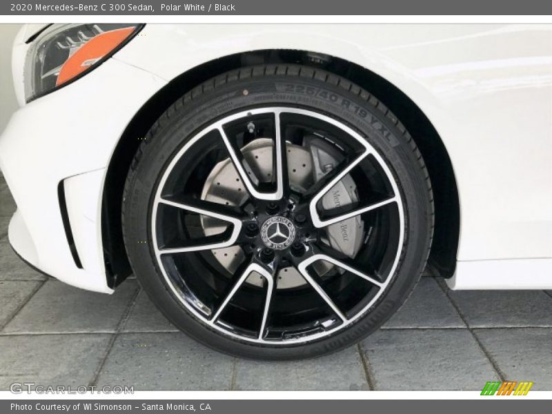 Polar White / Black 2020 Mercedes-Benz C 300 Sedan