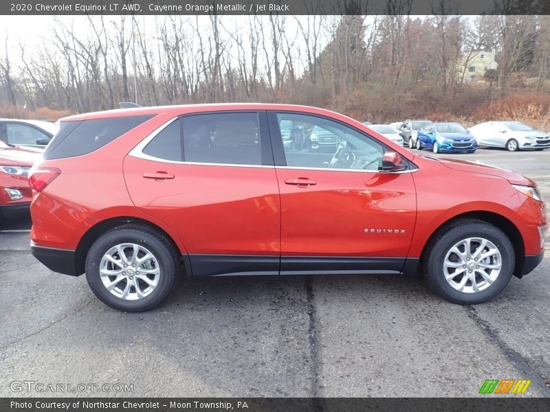 Cayenne Orange Metallic / Jet Black 2020 Chevrolet Equinox LT AWD