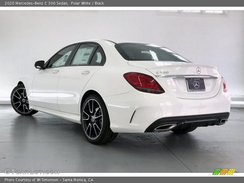 Polar White / Black 2020 Mercedes-Benz C 300 Sedan