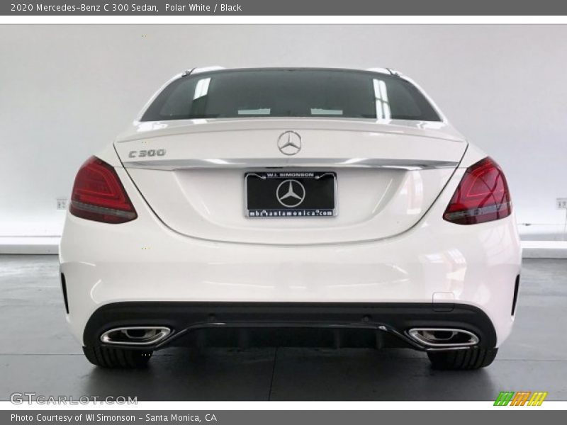 Polar White / Black 2020 Mercedes-Benz C 300 Sedan