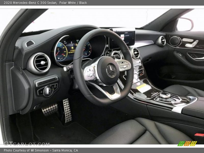 Polar White / Black 2020 Mercedes-Benz C 300 Sedan