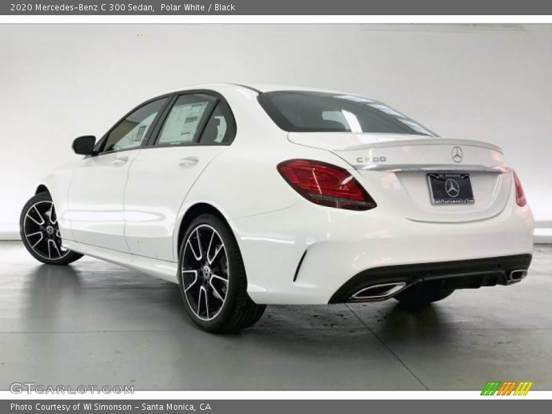 Polar White / Black 2020 Mercedes-Benz C 300 Sedan