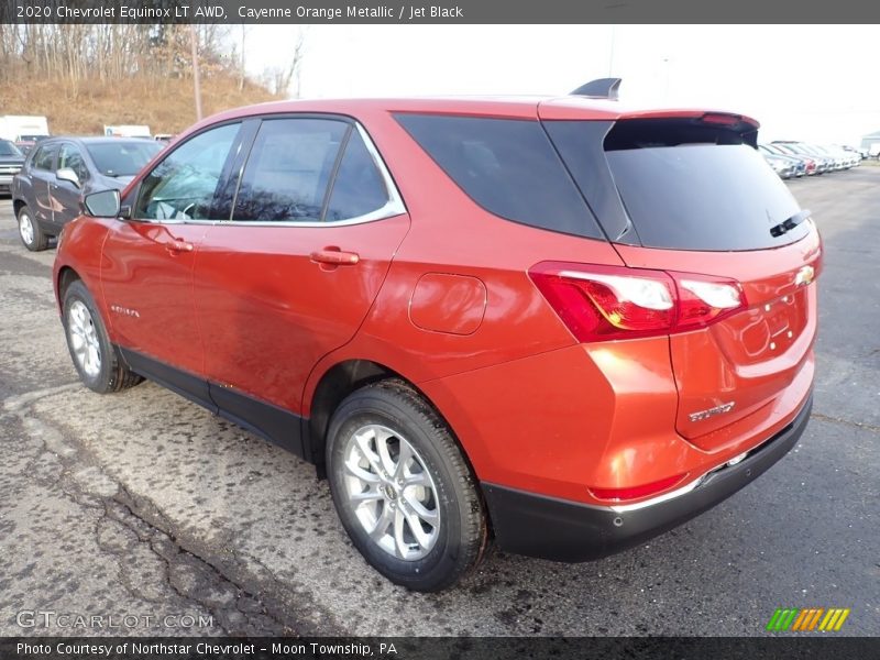 Cayenne Orange Metallic / Jet Black 2020 Chevrolet Equinox LT AWD