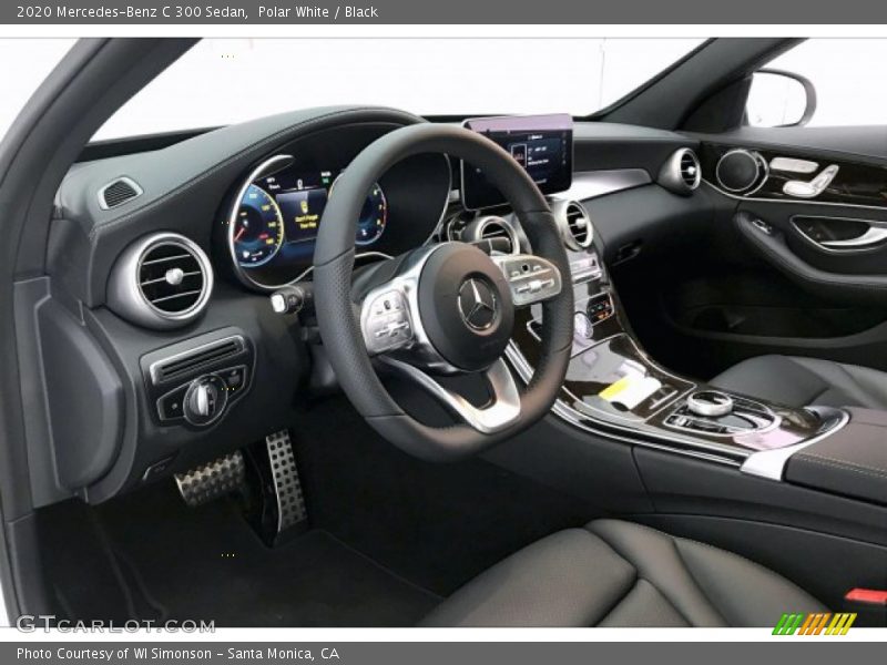 Polar White / Black 2020 Mercedes-Benz C 300 Sedan
