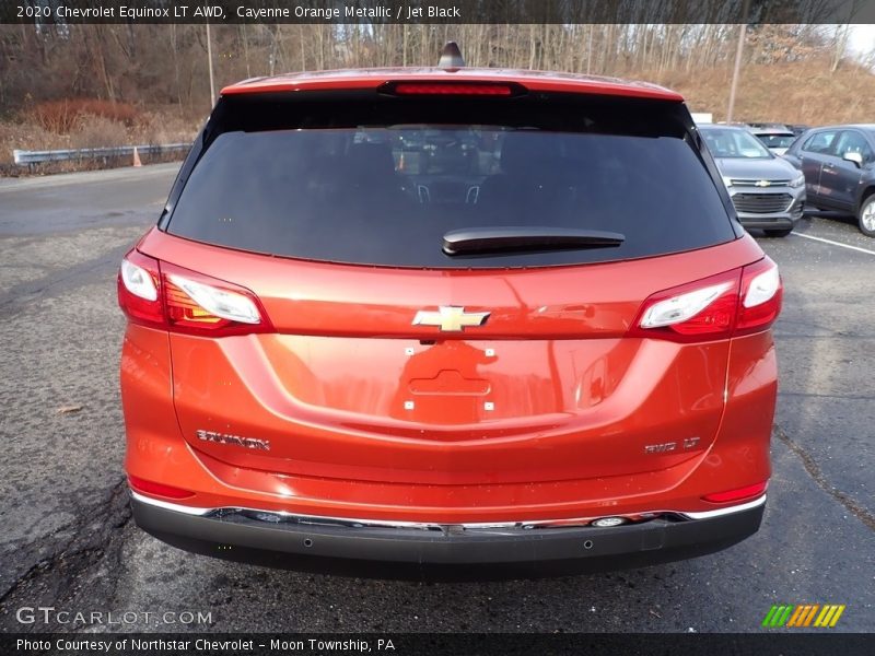 Cayenne Orange Metallic / Jet Black 2020 Chevrolet Equinox LT AWD