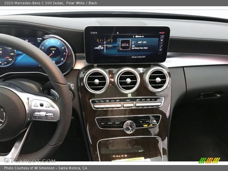 Polar White / Black 2020 Mercedes-Benz C 300 Sedan