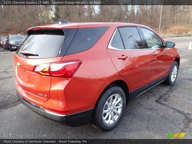 Cayenne Orange Metallic / Jet Black 2020 Chevrolet Equinox LT AWD